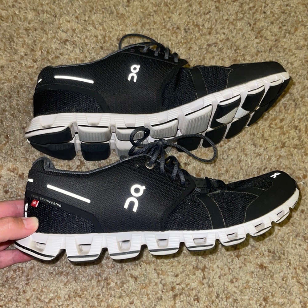 On cloud running shoes